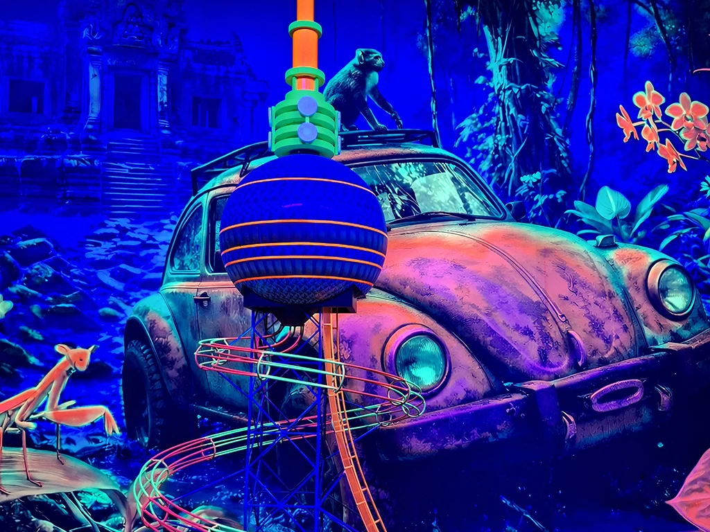 Schwarzlicht Fernsehturm